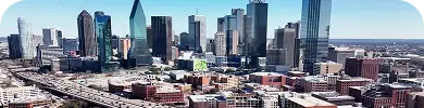 Dallas address section image